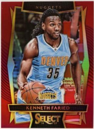 Kenneth Faried [Maroon Prizm] #34