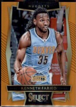 Kenneth Faried [Orange Prizm] #34