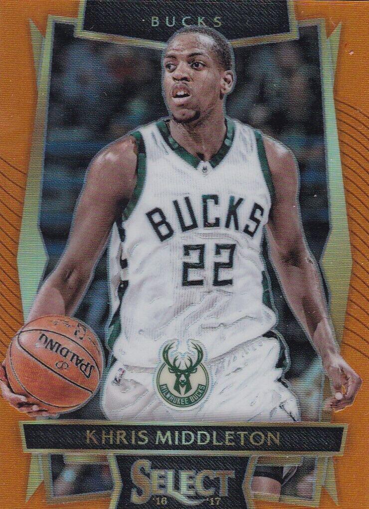 Khris Middleton [Orange Prizm] #45