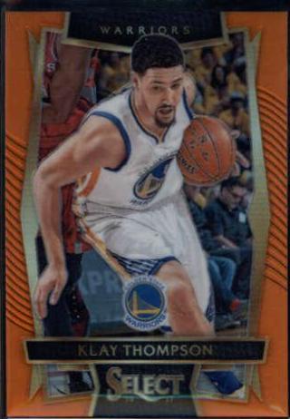 Klay Thompson [Orange Prizm] #35