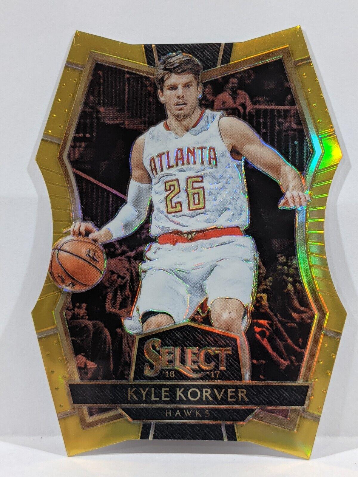 Kyle Korver [Die Cut Gold Prizm] #136