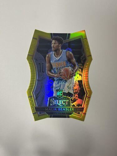 Malik Beasley [Die Cut Gold Prizm] #176