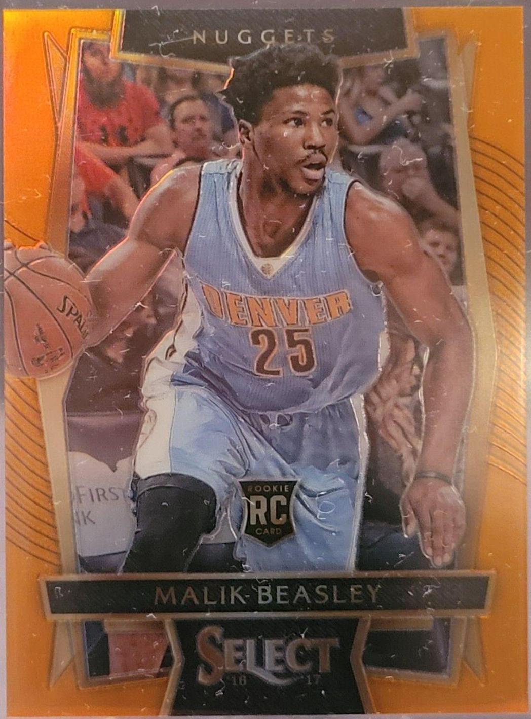 Malik Beasley [Orange Prizm] #56