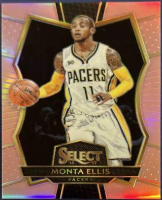 Monta Ellis [Die Cut Gold Prizm] #137