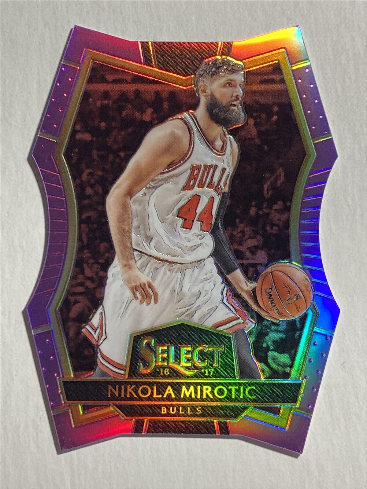 Nikola Mirotic [Die Cut Gold Prizm] #117