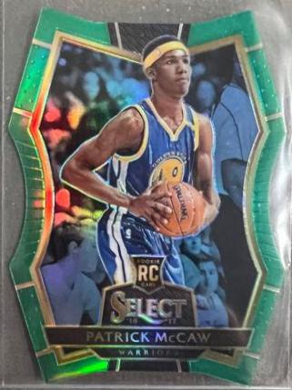 Patrick McCaw [Die Cut Gold Prizm] #128