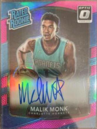 Malik Monk [Autograph Pink] #190