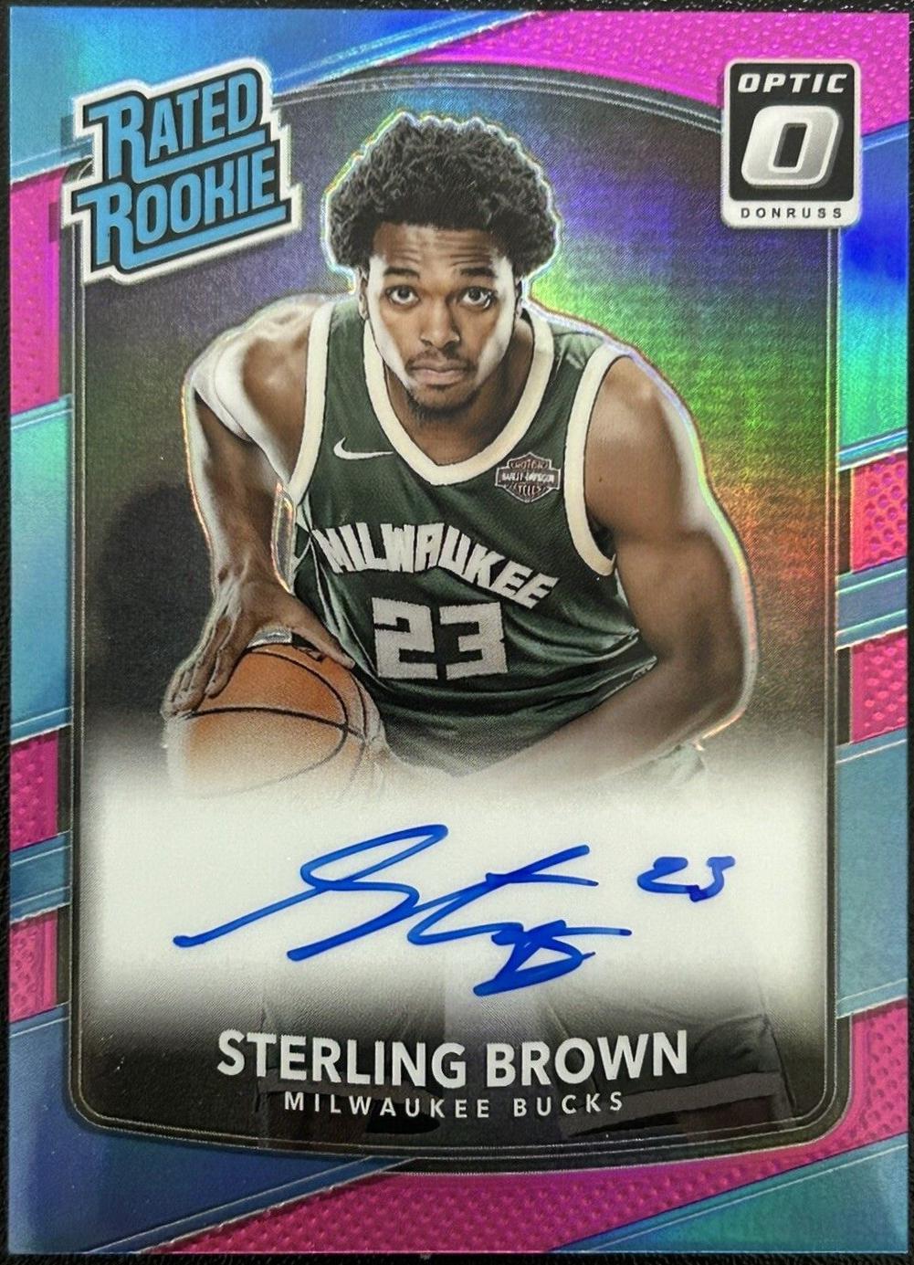 Sterling Brown [Autograph Pink] #165