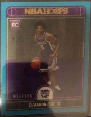 DE'Aaron Fox [Teal] #255