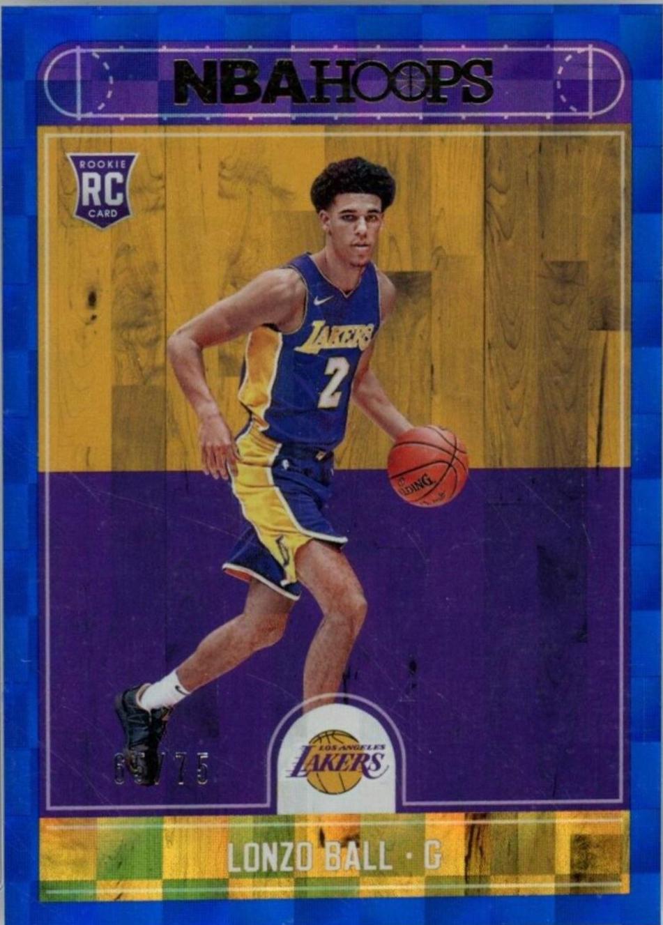 Lonzo Ball [Blue Checkerboard] #252