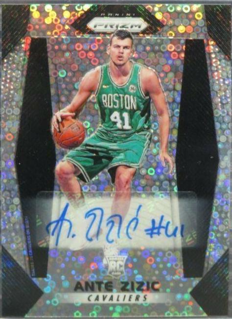Ante Zizic [Fast Break Prizm Autograph] #19