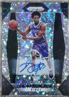 DE'Aaron Fox [Fast Break Prizm Autograph] #24