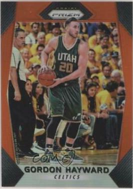 Gordon Hayward [Orange Prizm] #15