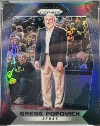 Gregg Popovich [Blue Prizm] #300