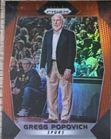 Gregg Popovich [Orange Prizm] #300