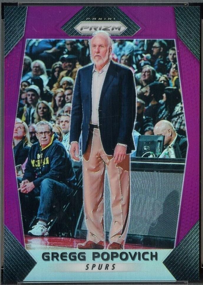 Gregg Popovich [Purple Prizm] #300