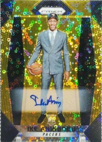 Ike Anigbogu [Fast Break Prizm Autograph Gold] #226