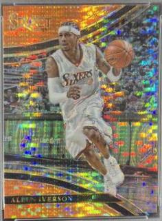 Allen Iverson [Neon Orange Pulsar Prizm] #294