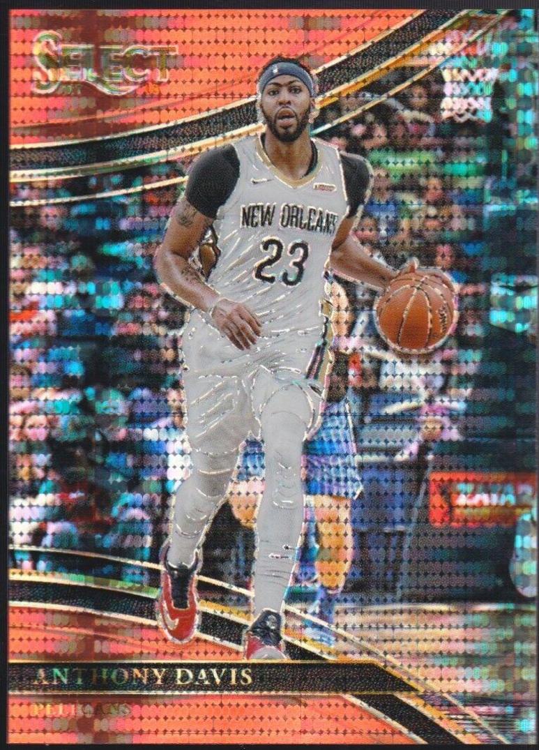Anthony Davis [Neon Orange Pulsar Prizm] #251