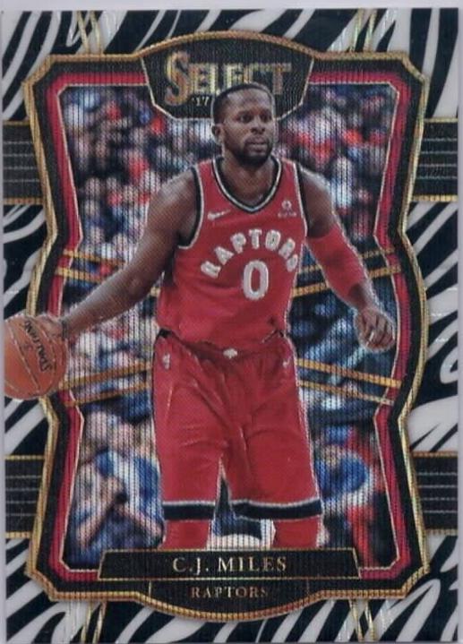 C.J. Miles [Zebra Prizm] #103