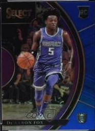 DE'Aaron Fox [Blue Prizm] #49