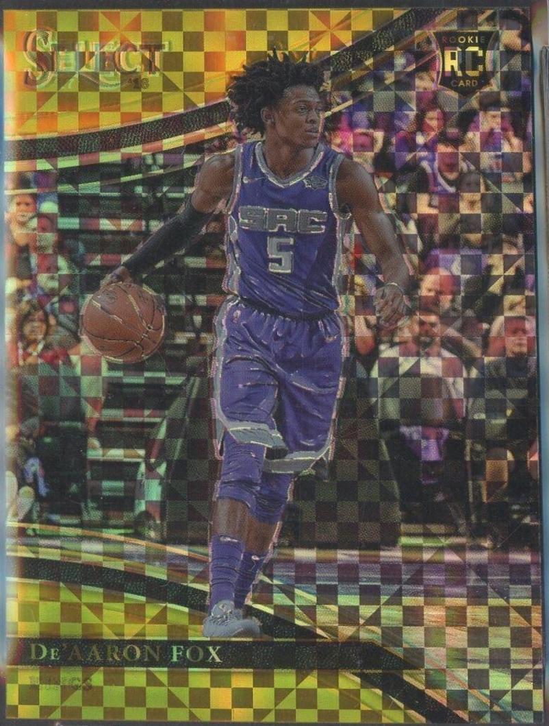 DE'Aaron Fox [Gold Prizm] #217