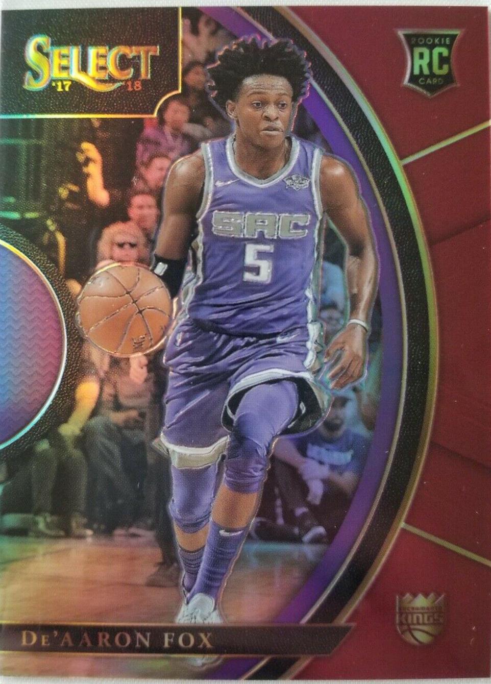DE'Aaron Fox [Maroon Prizm] #49