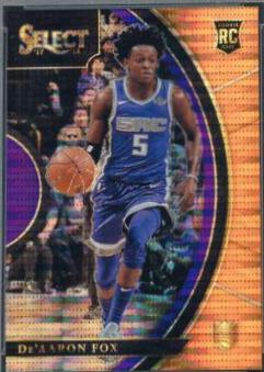 DE'Aaron Fox [Neon Orange Pulsar Prizm] #49
