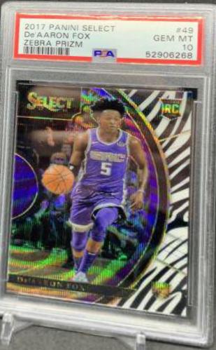 DE'Aaron Fox [Zebra Prizm] #49