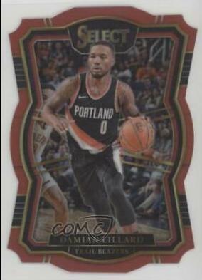 Damian Lillard [Die Cut Red Prizm] #132