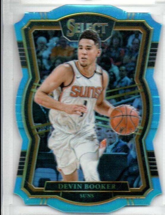 Devin Booker [Die Cut Light Blue Prizm] #115