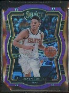 Devin Booker [Die Cut Purple Prizm] #115
