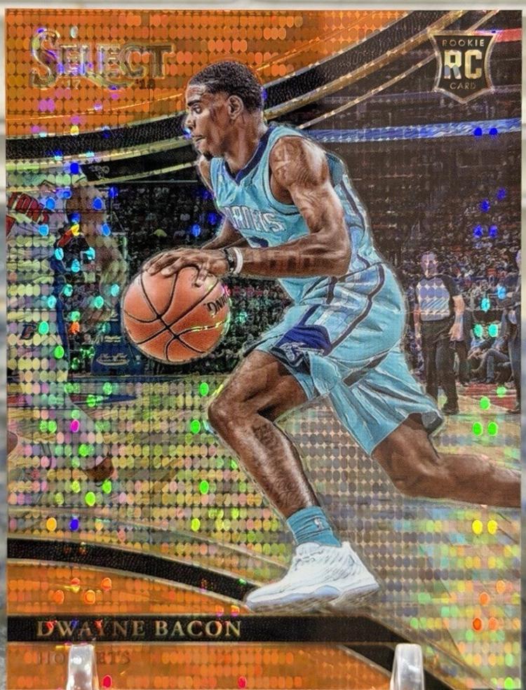 Dwayne Bacon [Neon Orange Pulsar Prizm] #257