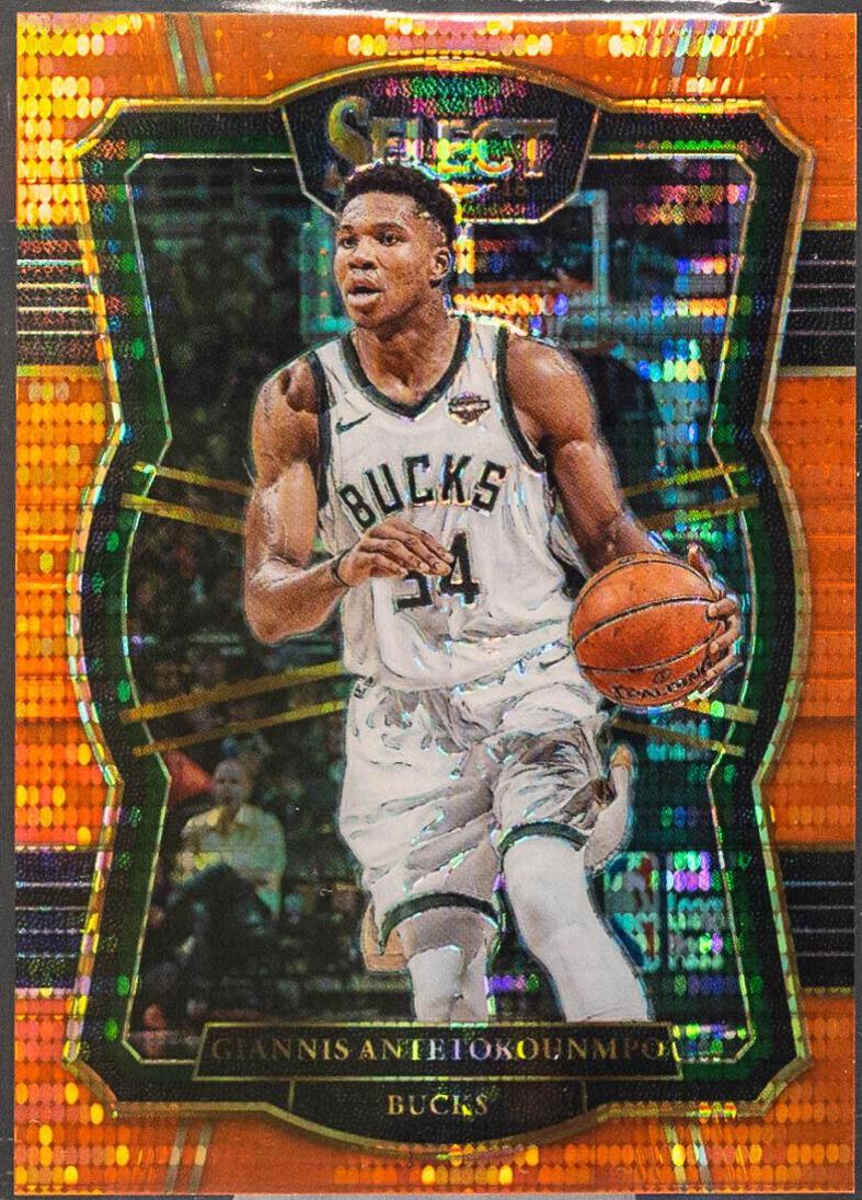 Giannis Antetokounmpo [Neon Orange Pulsar Prizm] #265