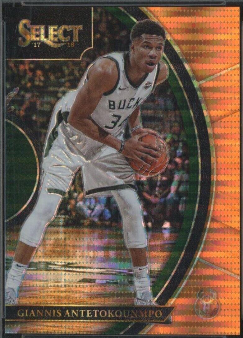 Giannis Antetokounmpo [Neon Orange Pulsar Prizm] #3