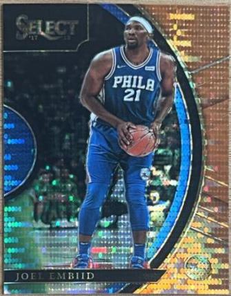 Joel Embiid [Neon Orange Pulsar Prizm] #35