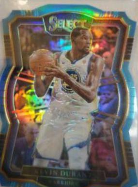 Kevin Durant [Die Cut Light Blue Prizm] #145