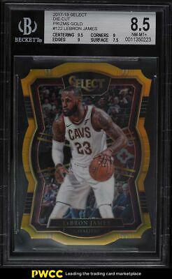 LeBron James [Die Cut Gold Prizm] #122