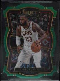 LeBron James [Die Cut Green Prizm] #122