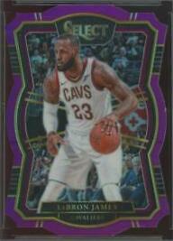 LeBron James [Die Cut Purple Prizm] #122