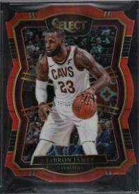 LeBron James [Die Cut Red Prizm] #122