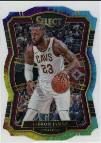 LeBron James [Die Cut Tie Dye Prizm] #122