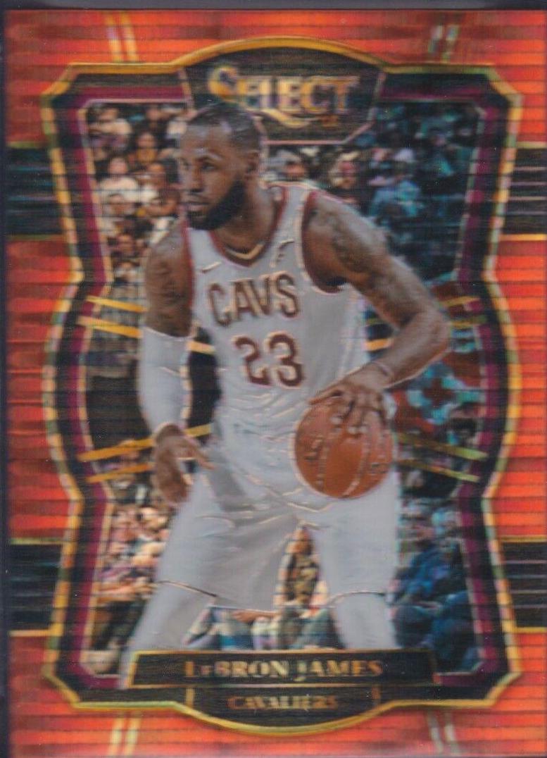 LeBron James [Neon Orange Pulsar Prizm] #122