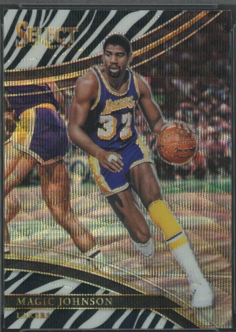 Magic Johnson [Zebra Prizm] #297