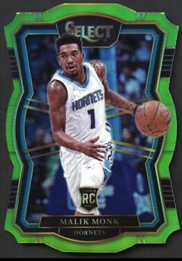 Malik Monk [Die Cut Neon Green Prizm] #142