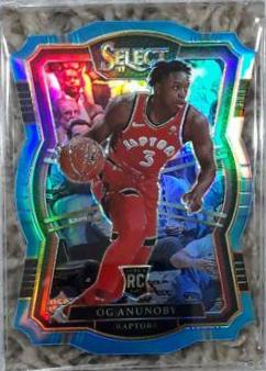 OG Anunoby [Die Cut Light Blue Prizm] #134