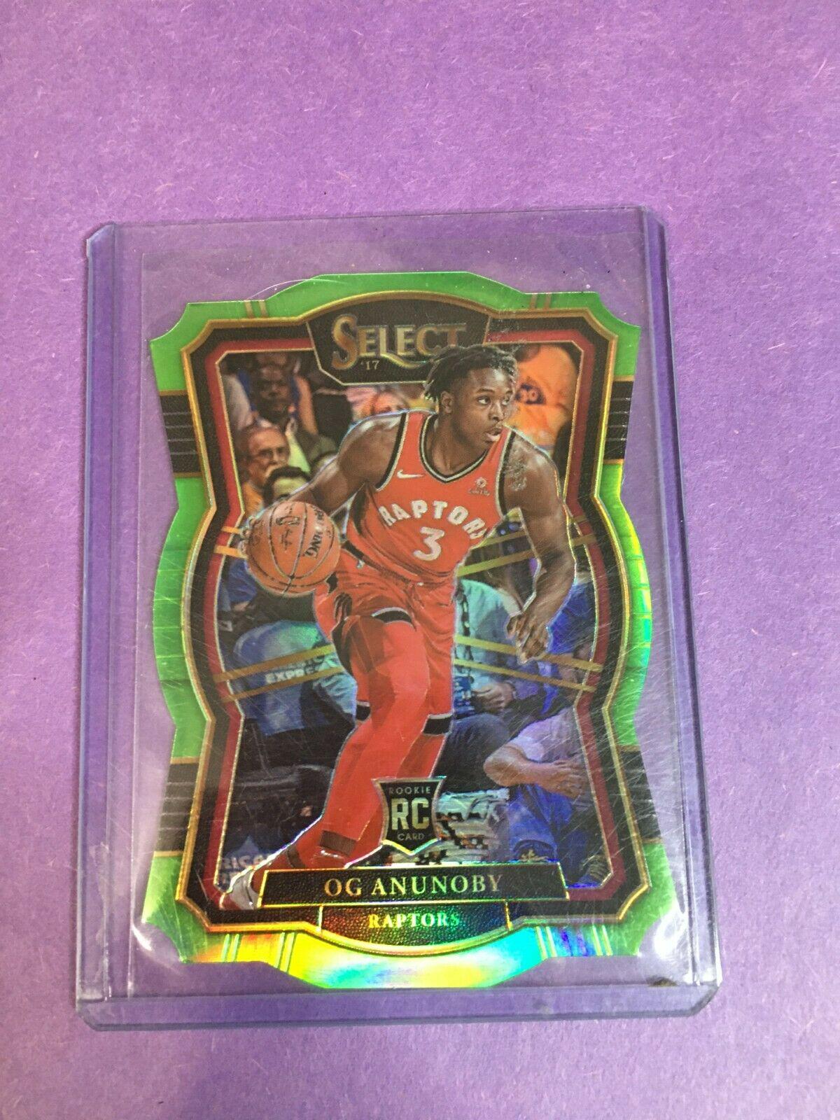 OG Anunoby [Die Cut Neon Green Prizm] #134