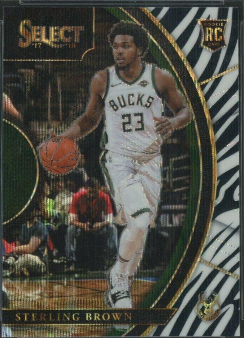Sterling Brown [Zebra Prizm] #42