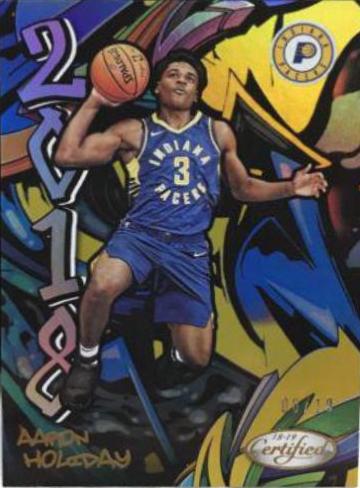 Aaron Holiday [Mirror Gold] #173