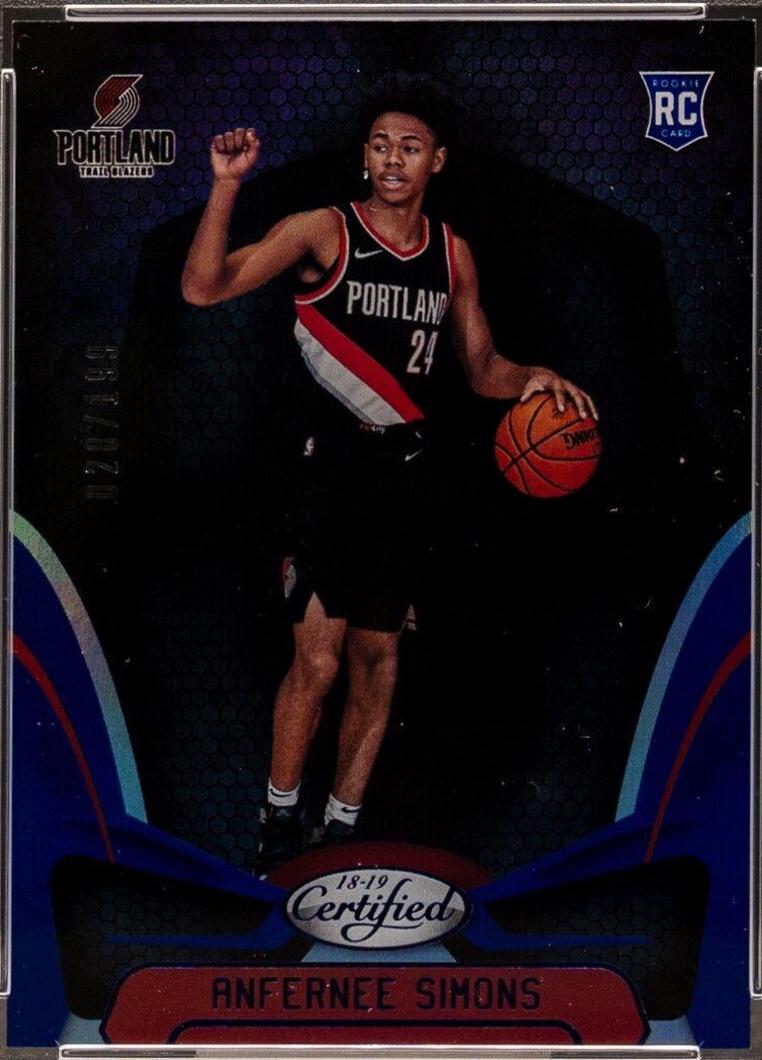 Anfernee Simons [Mirror Blue] #174